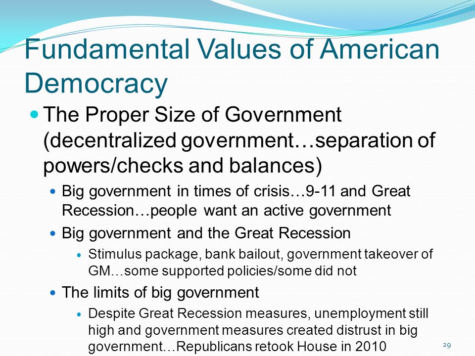 American fundamental values essay